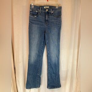 Madewell Mid Rise Kick Out Jeans Women’s 26T Medium Wash